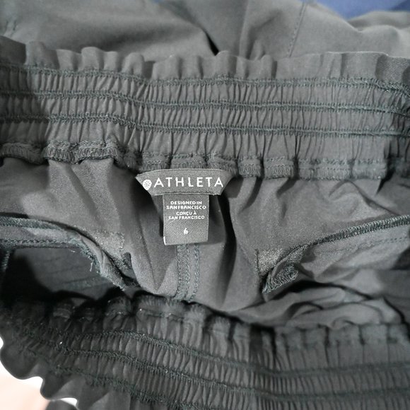 Athleta Size 6 Black Lightweight Performance Wear Jogger | Size 6 - Picture 8 of 10